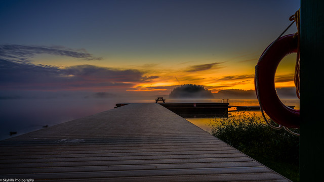Mary Lake sunrise.