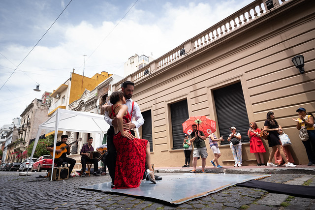 Street Tango at San Telmo, Buenos Aires, Argentina