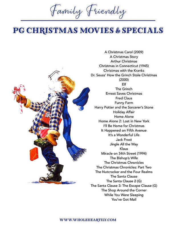 Family Friendly Christmas Movies and Specials - PG Rated