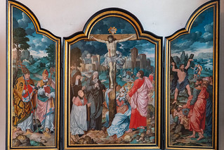 Triptychon (ca. 1542) von Bartholomäus Bryn d. Ä.