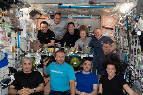 The ten inhabitants of the International Space Station
