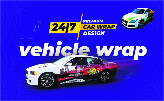 I will do premium Vehicle wrap, Car wrap,Van Wrap for you