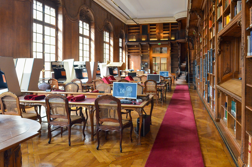 Salle de lecture des manuscrits