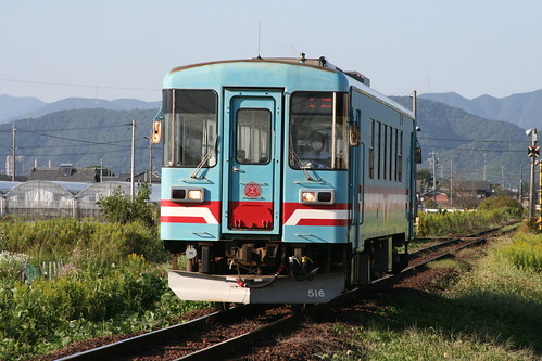 Tarumi Railway haimo295-510 series in Morera-Gifu.Sta, Motosu, Gifu, Japan /Oct 3, 2021
