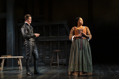 Michael Underhill and Lyndsay Allyn Cox in The Huntington’s production of Witch