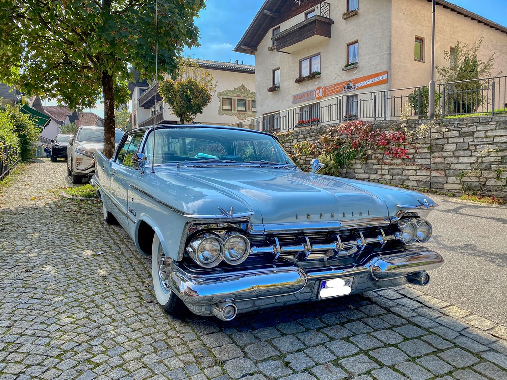 1959 Chrysler Imperial Sedan classic car seen in Kiefersfelden in Bavaria, Germany