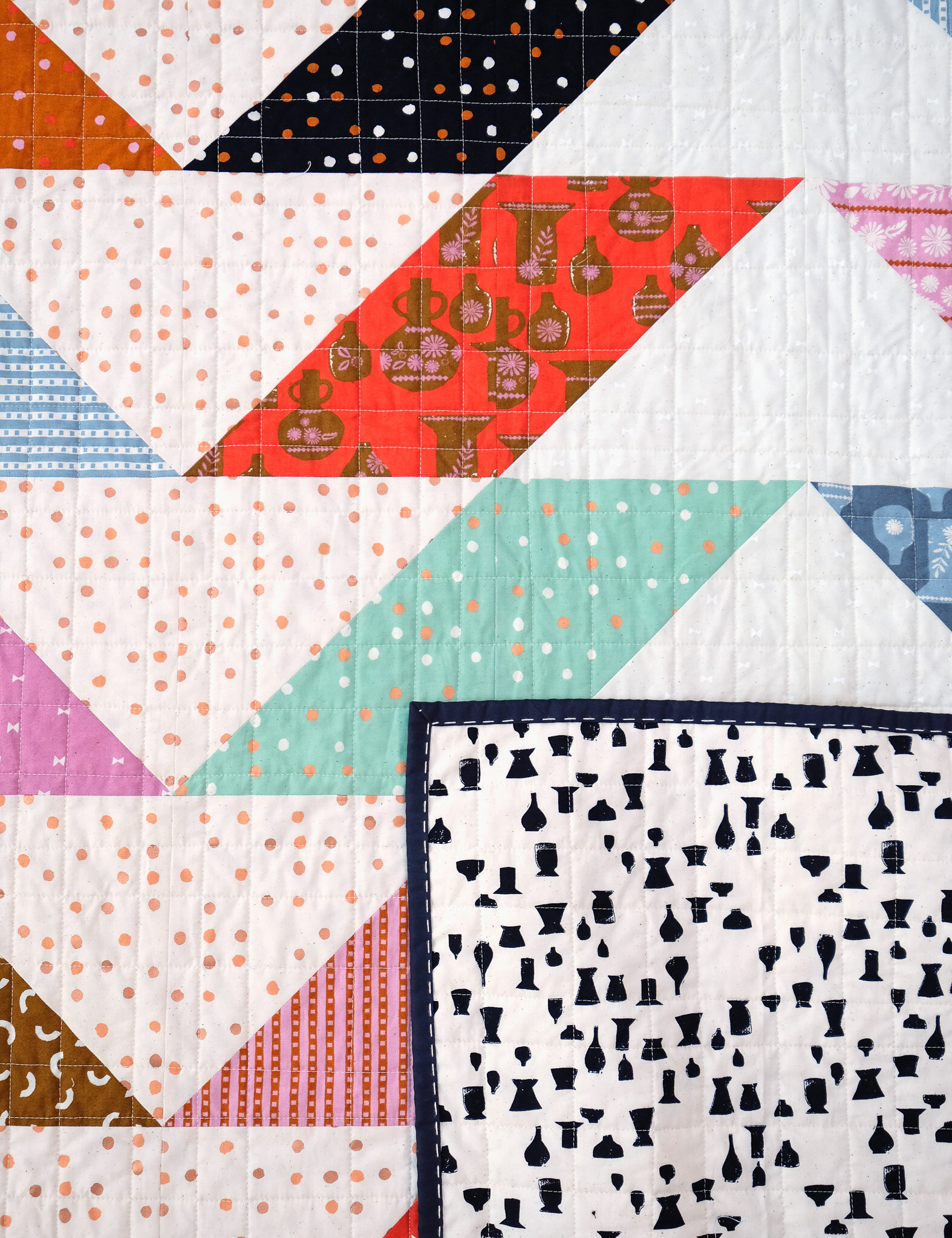 The Beatrice Quilt in Vessel - Kitchen Table Quilting