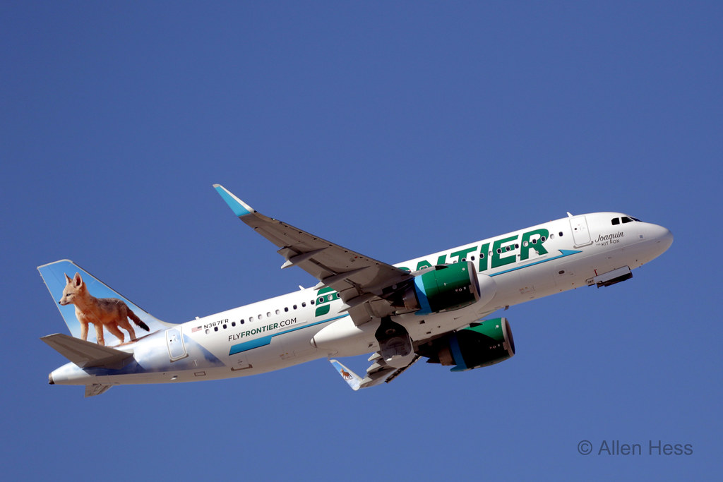 N387FR Frontier Airlines (Jouquin the Kit Fox) Airbus A320-------2021-1015-191p