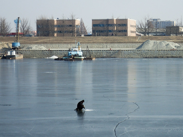 Il perçait la glace à Pyongyang