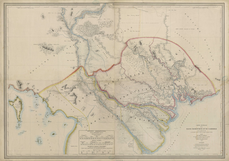 Bản đồ NAM KỲ LỤC TỈNH 1867