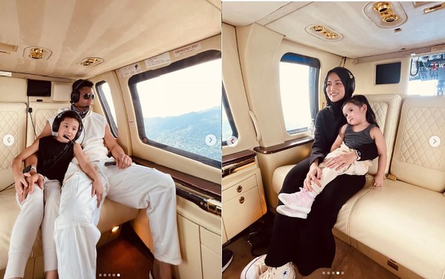Hanis Zalikha & Hairul Azreen Bercuti Ke Pulau Naik Helikopter Tarik Perhatian Peminat