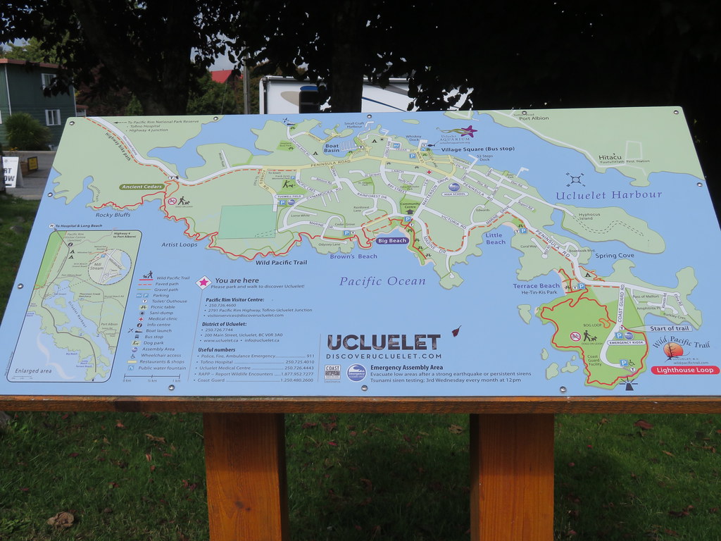 A map of Ucluelet