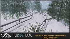 *NEW*  Rustic Snowy Fence Set (WELCOME WİNTER)
