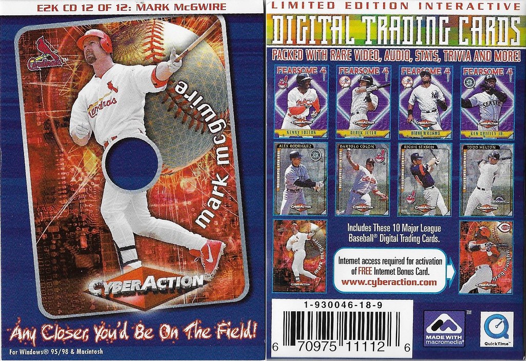 2000 Cyberaction E2K CD and Pamphlets - McGwire, Mark