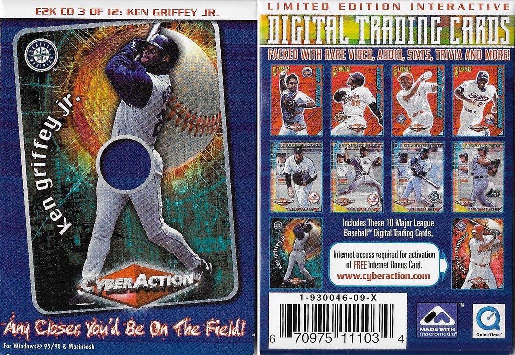 2000 Cyberaction E2K CD and Pamphlets - Griffey Jr, Ken