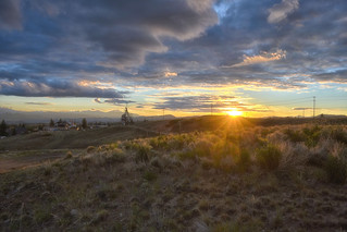 Solstice Sunset, Butte, Montana
