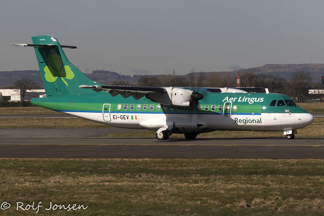 EI-GEV ATR 42-600 Stobart Air Glasgow Airport EGPF 19.03-21
