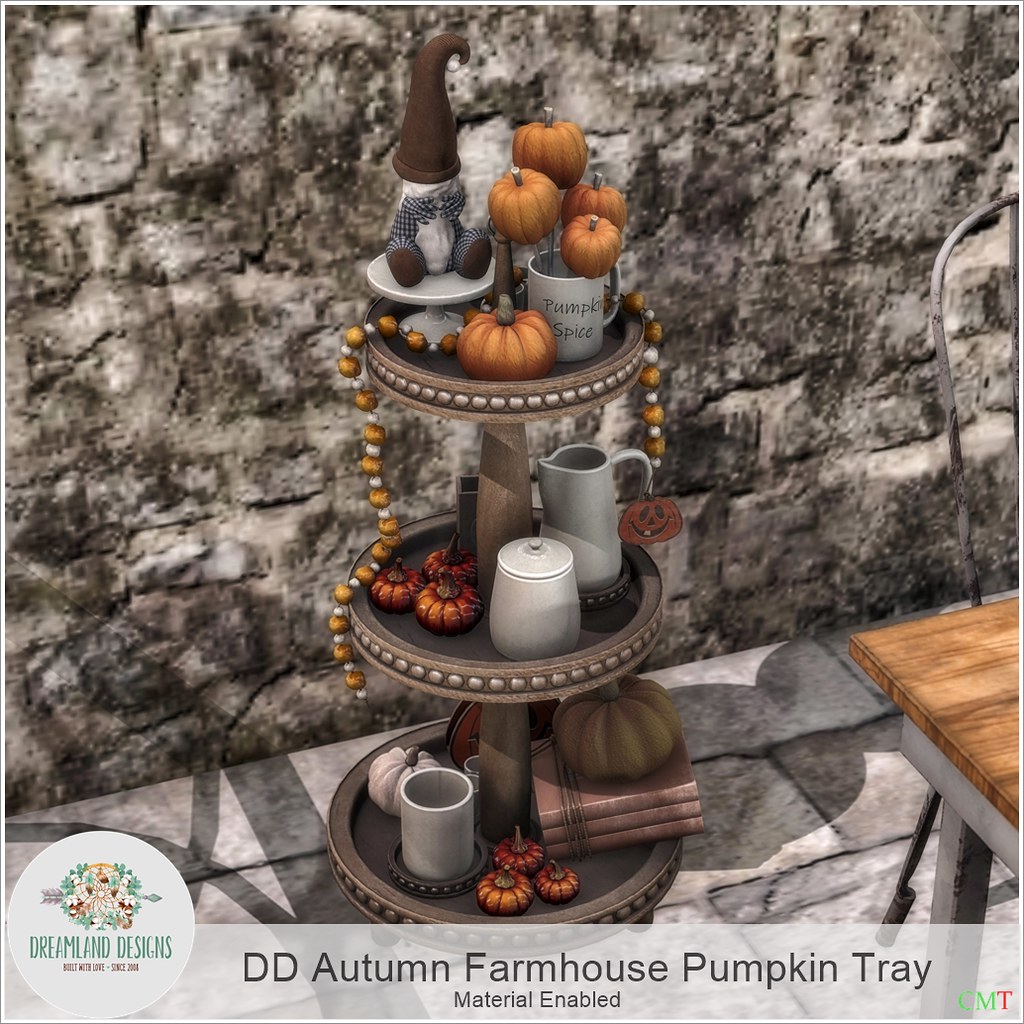 DD Autumn Farmhouse Pumpkin TrayAD