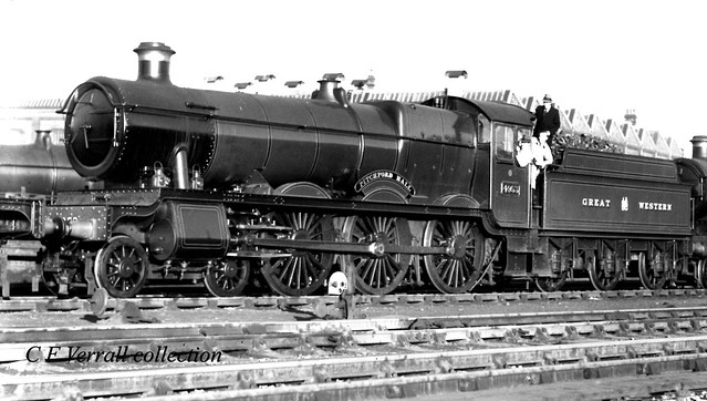 GWR 4953 PITCHFORD HALL at Swindon date unknown