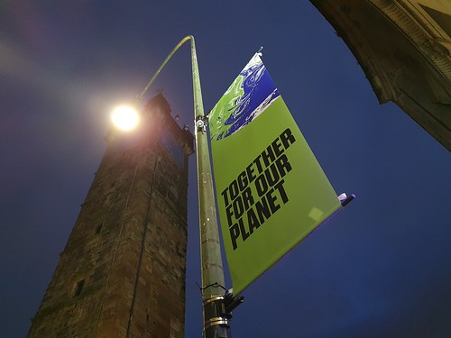 COP26 banner, Glasgow Cross | by Secondcity