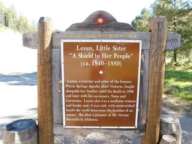 Lozen, Little Sister Historic Marker