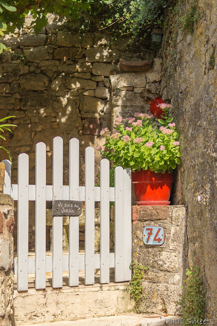 Je suis au jardin ...