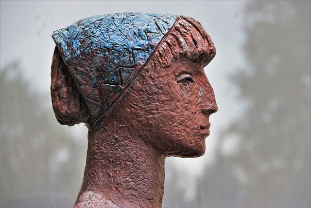 head of a statue in varna