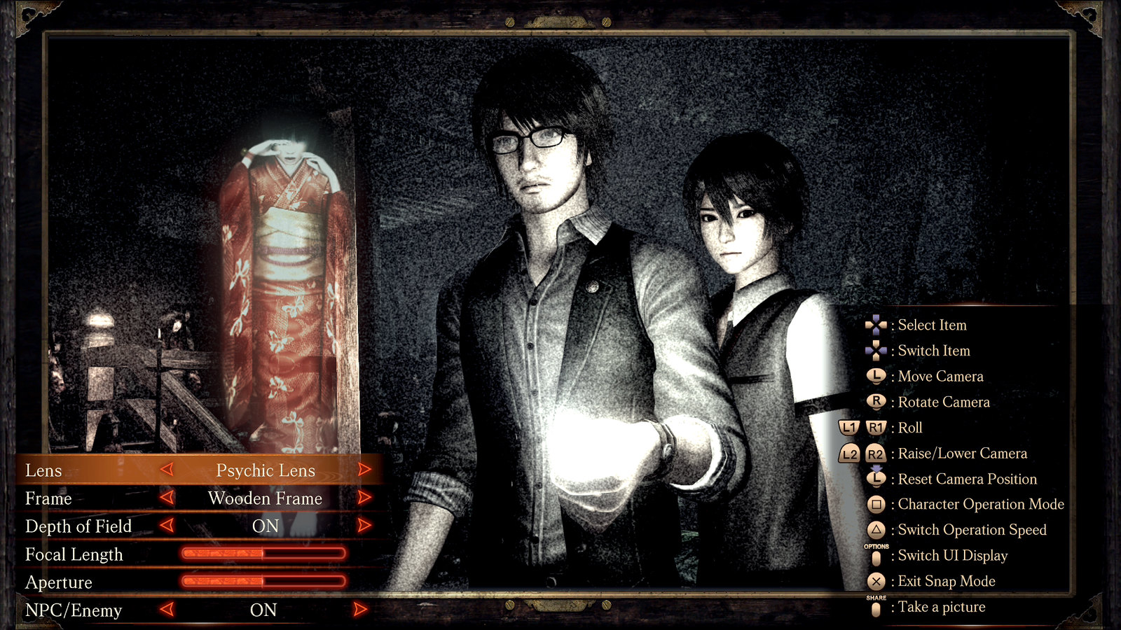 Basic Controls: PlayStation®5  FATAL FRAME: Maiden of Black Water Official  Web Manual
