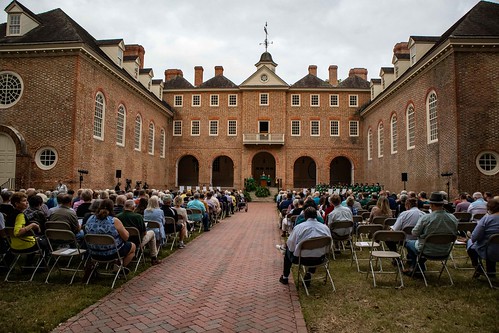In the courtyard of the Wren Building, we honor alumni, faculty and friends of the university who passed away last year during the Sunset Ceremony.