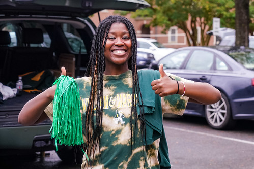 Tribe Pride is definitely evident during W&M tailgate events.