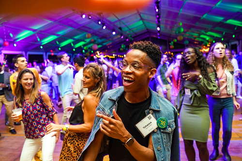 Dancing not your style? There is still plenty of space to mingle, enjoy late night snacks and beverages and spend time with old friends during the Saturday Night Bash!
