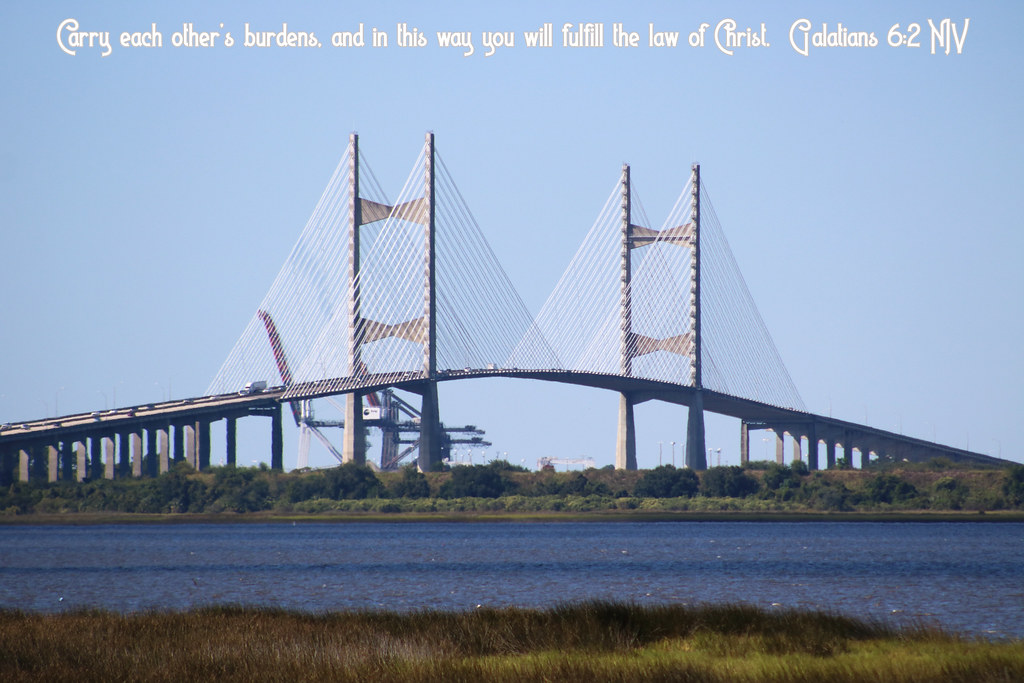 Dames Point Bridge | seen from East Arlington, Jacksonville, Florida