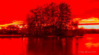 211117 La rivière des Mille-Îles au coucher du soleil      -6136