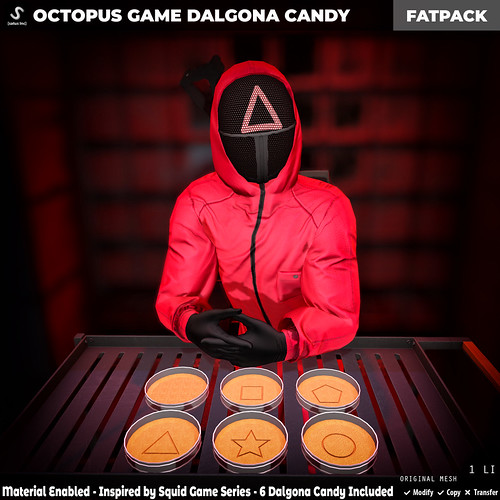 (GIFT) [satus Inc] Octopus Game Dalgona Candy Fatpack Ad