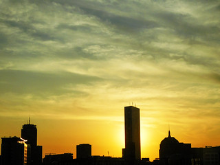 Boston Skyline Sunset [Explored]