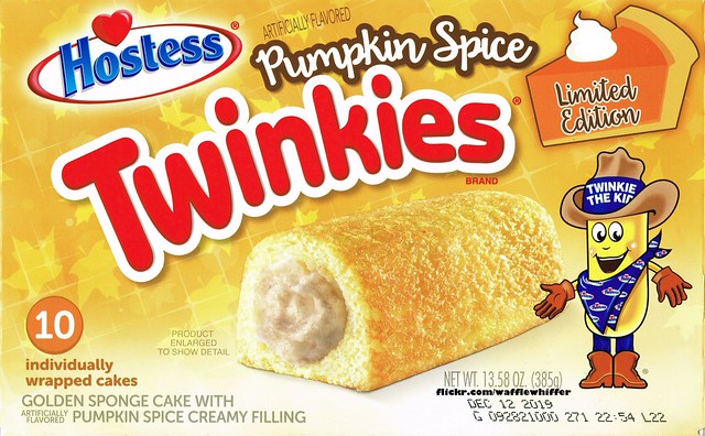 Hostess Twinkies - Pumpkin Spice - November 2019