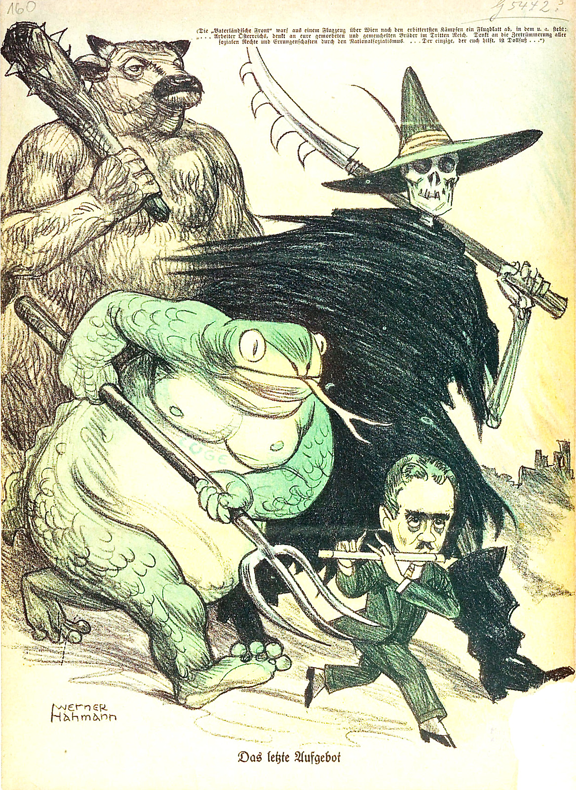 Kladderadatsch, Illustration by Werner Hahmann, 1934