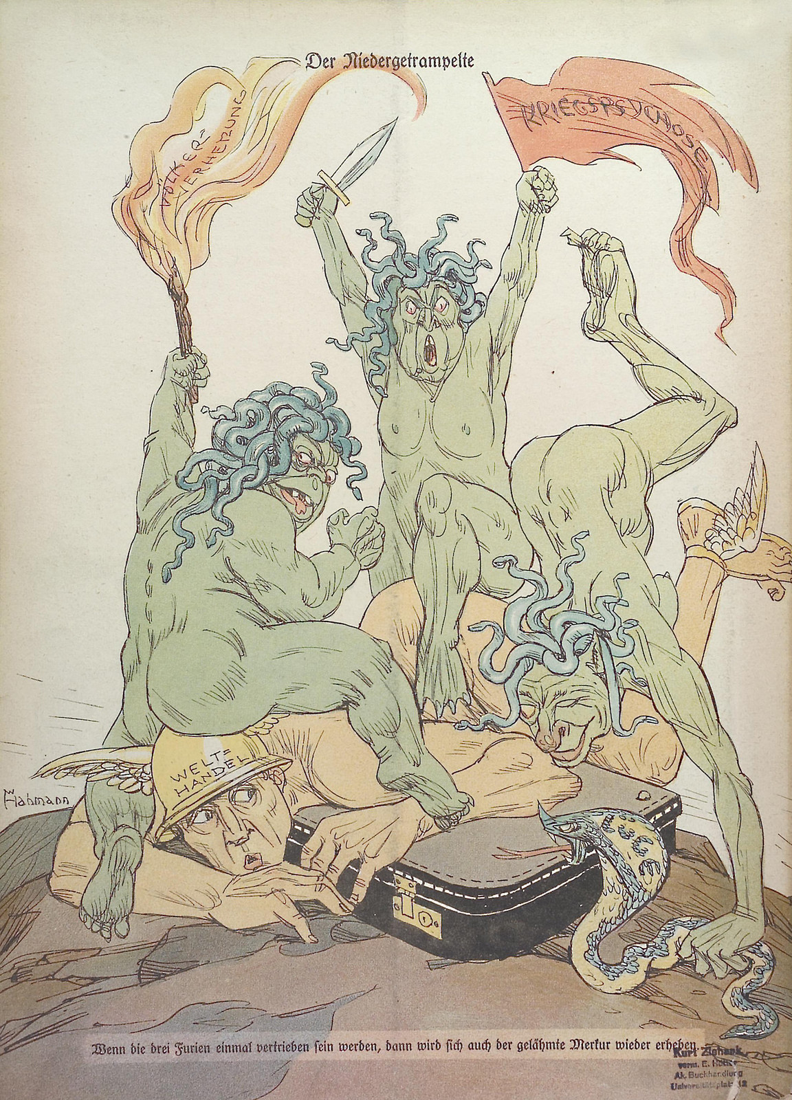 Kladderadatsch, 2nd Illustration by Werner Hahmann,  1938