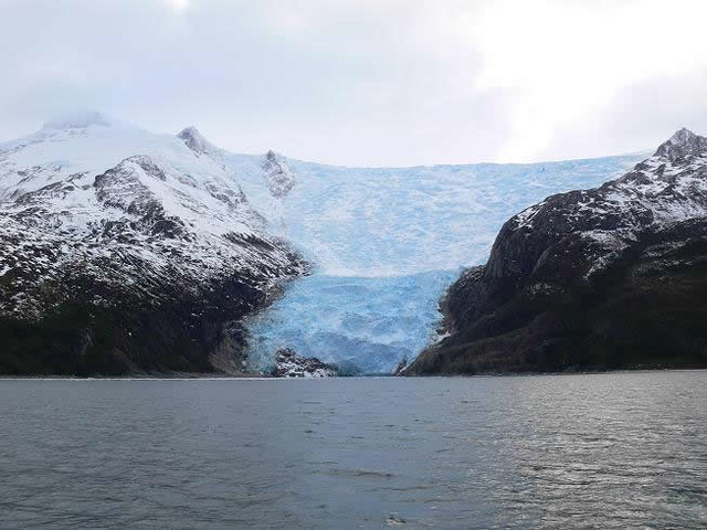 Buz nehirleri denize kavuşuyor Şili Patagonyası