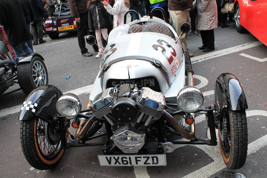 Morgan 3 wheeler - Regent Street, London 2012