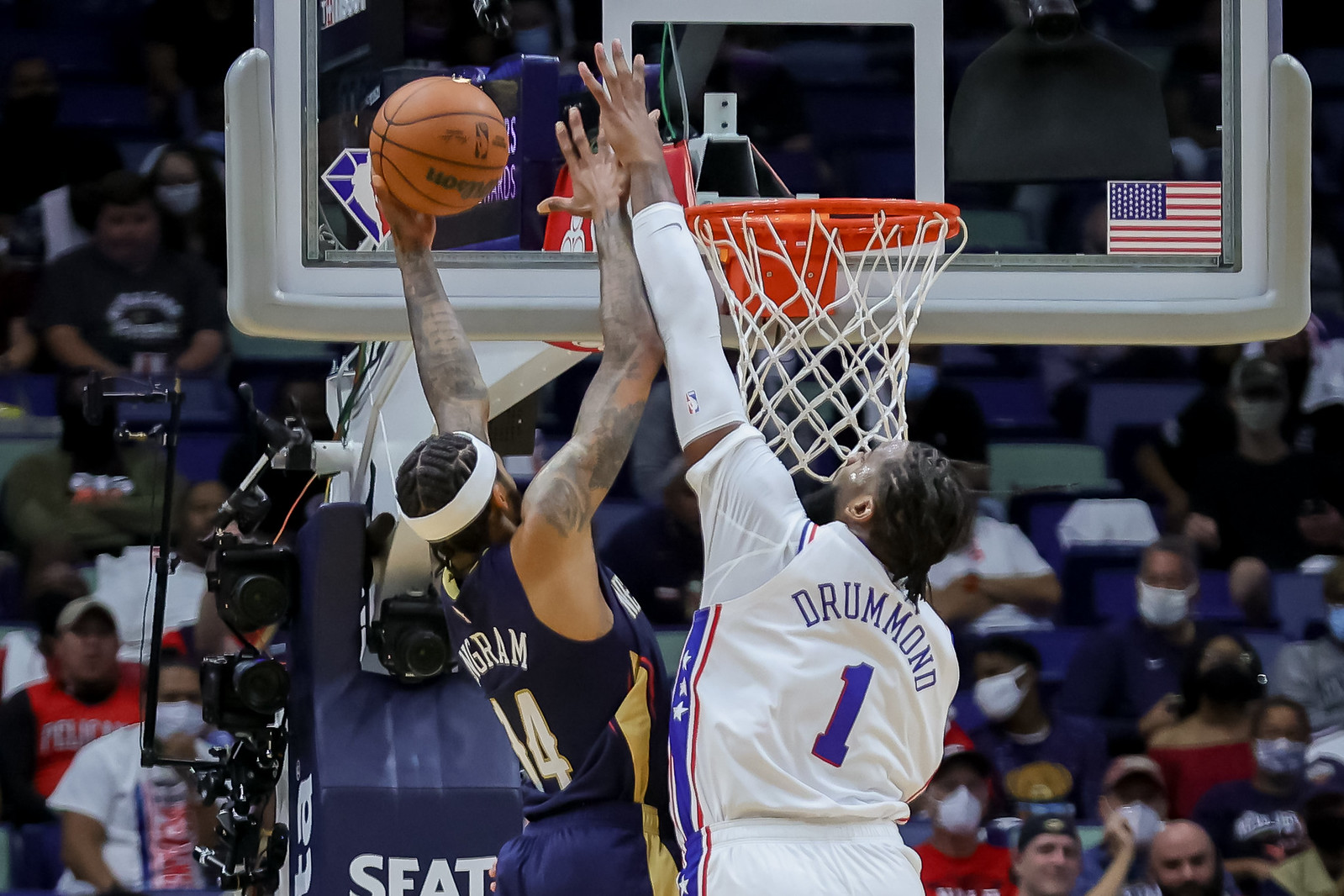 NBA: Philadelphia 76ers at New Orleans Pelicans