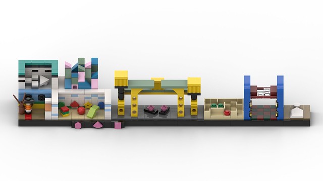SQUID GAME Skyline Architecture LEGO MOC