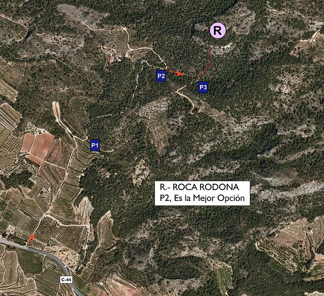 Roca Rodona -01- Plano de acceso