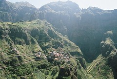 The village with the most spectacular view in the world, Fontainhas, Santo Antão Island, Cabo verde