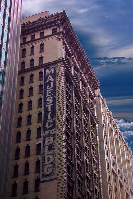 Chicago Illinois - 16-22 West Monroe Street - Majestic Office Building - Sam Shubert Theatre