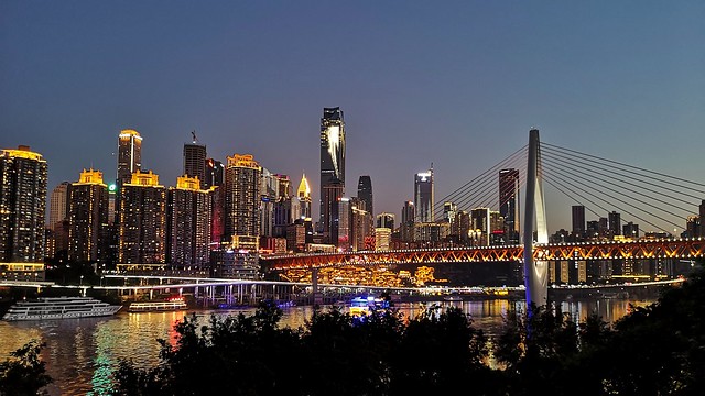 Chongqing city in China
