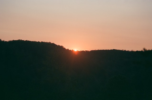 A Red River Gorge sunset.