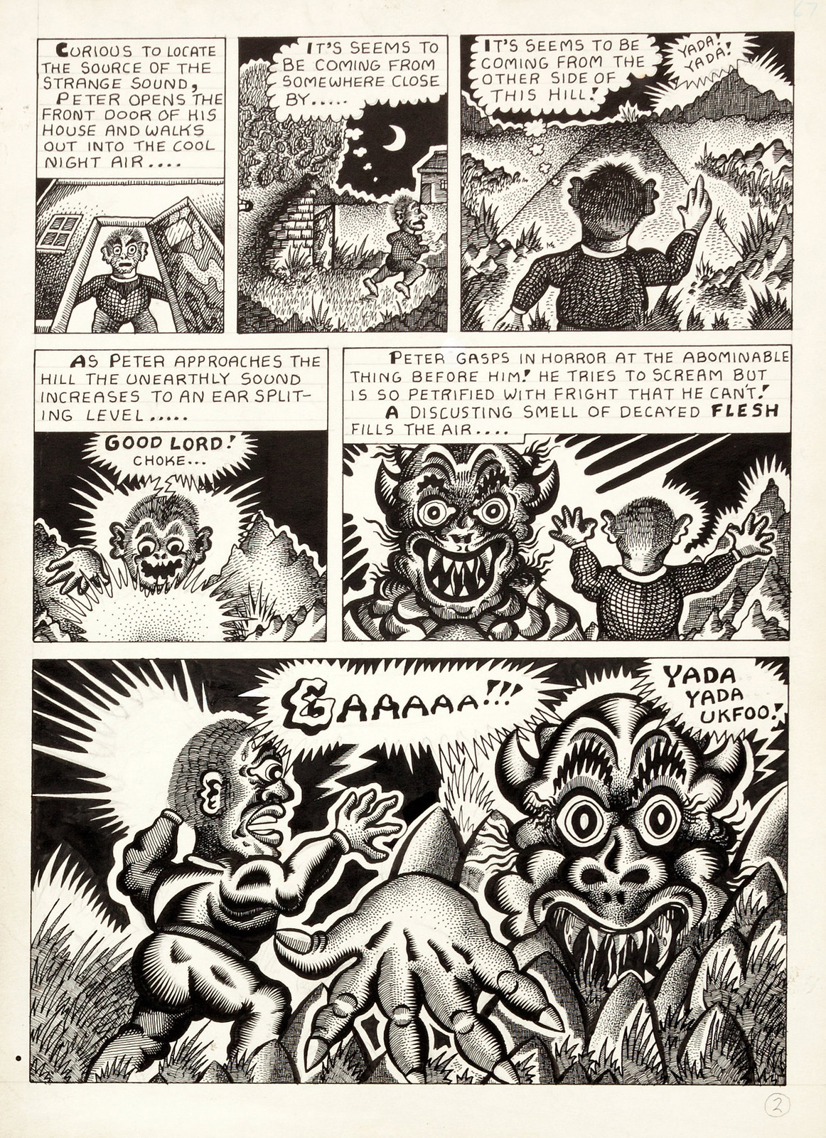 Rory Hayes - Insect Fear #3 "The Midnight Monster" Page 2