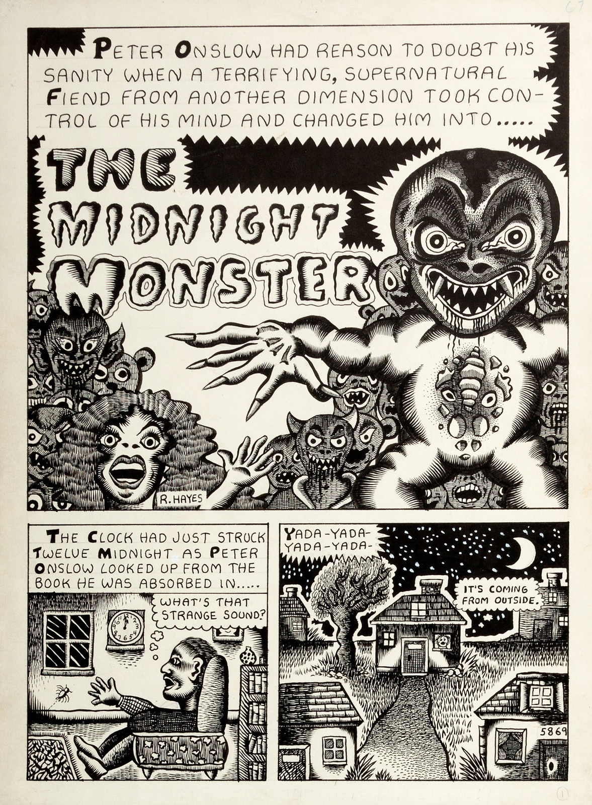 Rory Hayes - Insect Fear #3 "The Midnight Monster" Page 1