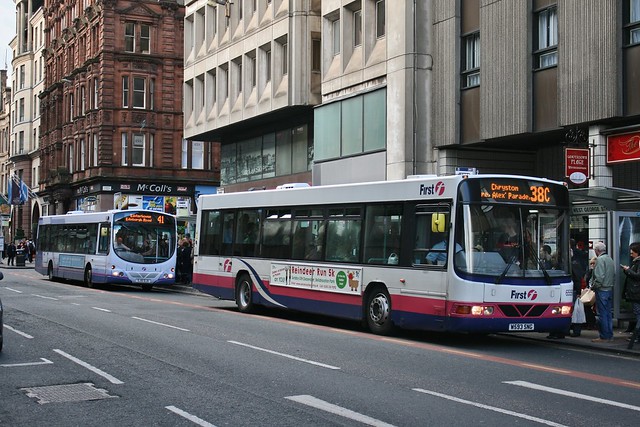 First Glasgow W593 SNG (65593) | Route 38C | West George St, City Centre